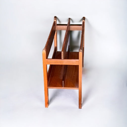 Midcentury Teak Magazine or Album Rack by Fyne Ladye C.1960