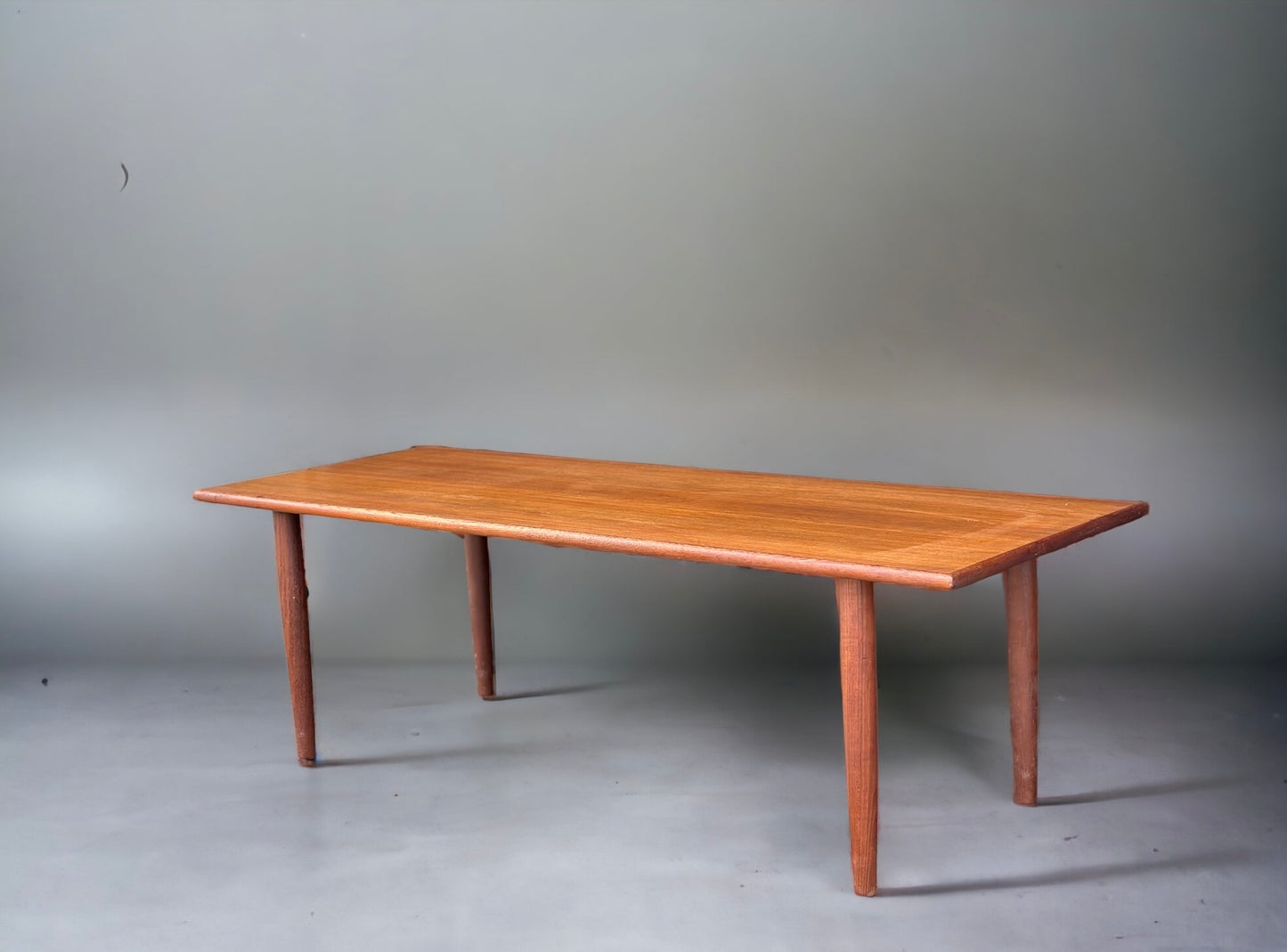 Midcentury Danish Coffee Table in Teak 1960s Trioh Mobler