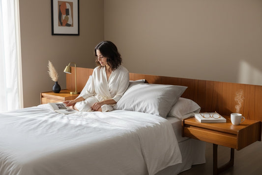 G Plan ‘Danish Range’ Teak Headboard with Integrated Bedside Cabinets, 1960s