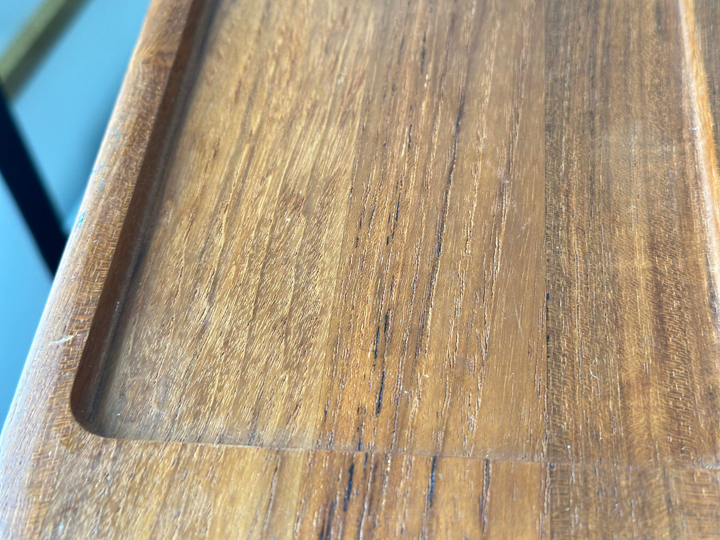 Midcentury Digsmed Denmark Teak Tray from 1960s Vintage
