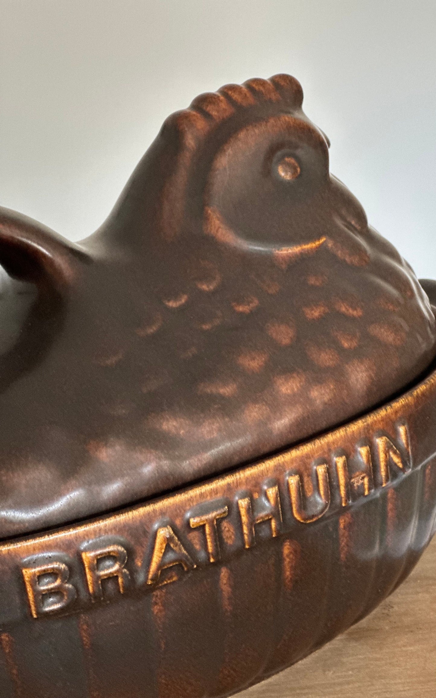 Ceramic Midcentury Modern Casserole Cockerel 1960s Melitta Katen