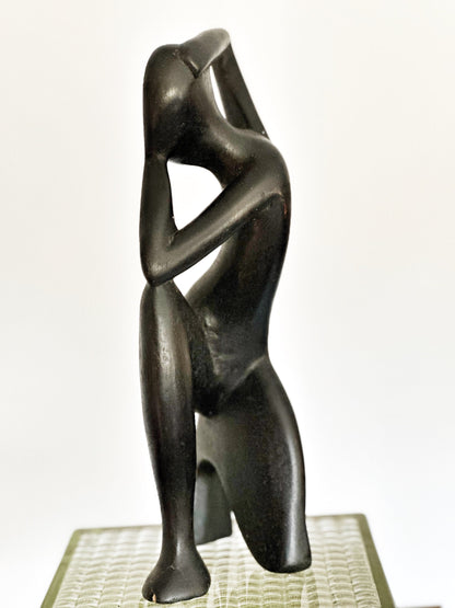 Midcentury Carved Modernist African Sculpture
