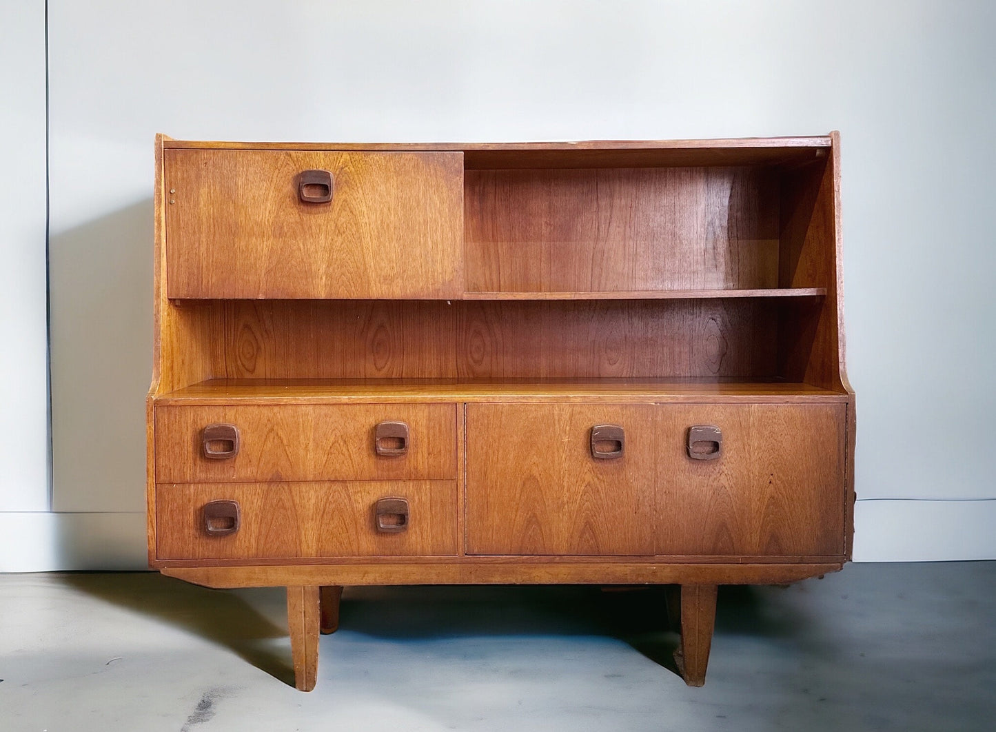 Midcentury Scandinavian Sideboard Credenza Cocktail Bar 1960s Danish Style