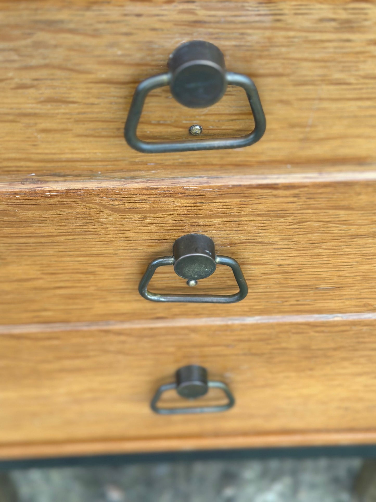 A Scandinavian Midcentury Teak Three Drawer Chest of Drawers Bedside Cabinet 1960s