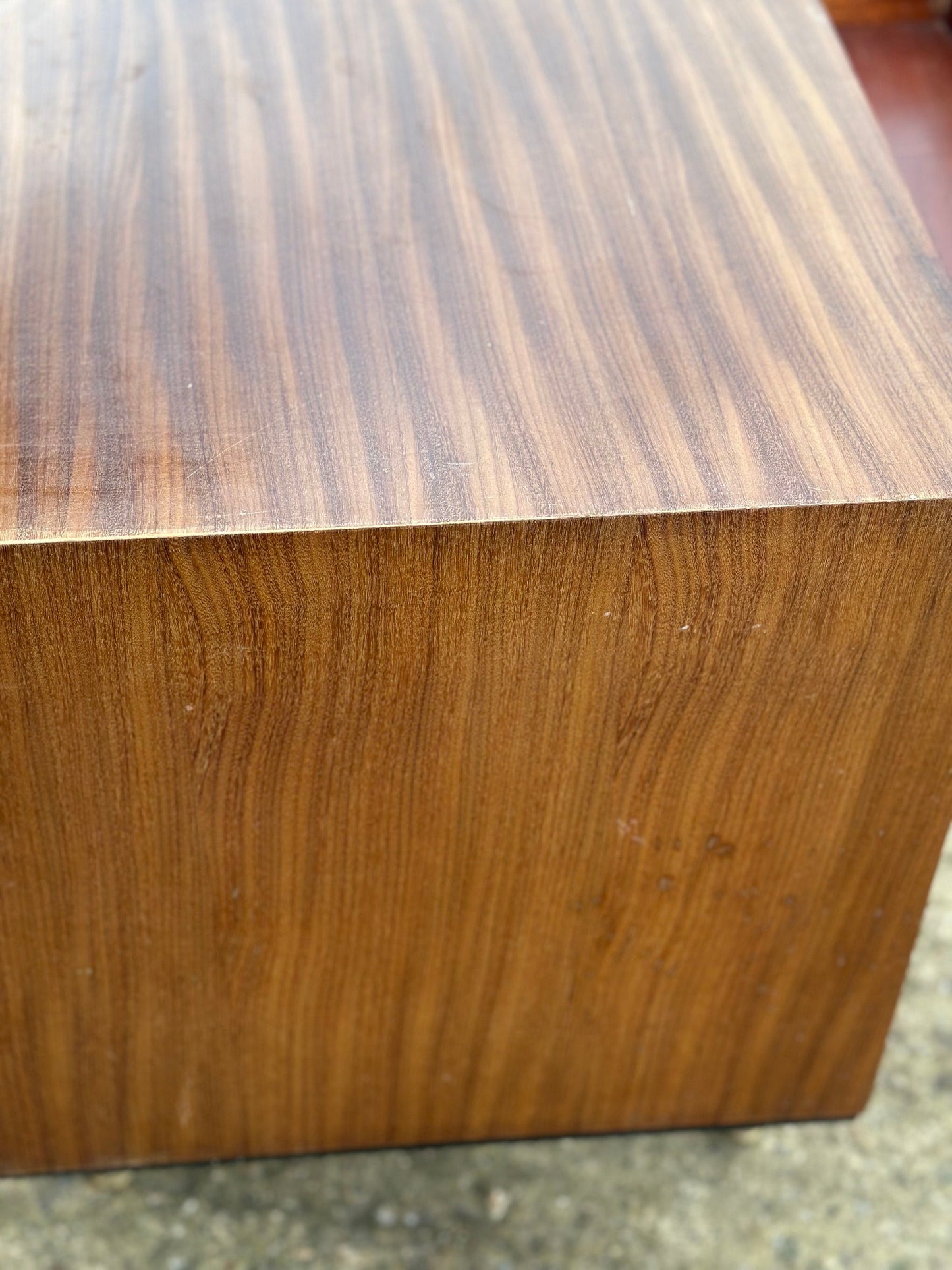 A Scandinavian Midcentury Teak Three Drawer Chest of Drawers Bedside Cabinet 1960s