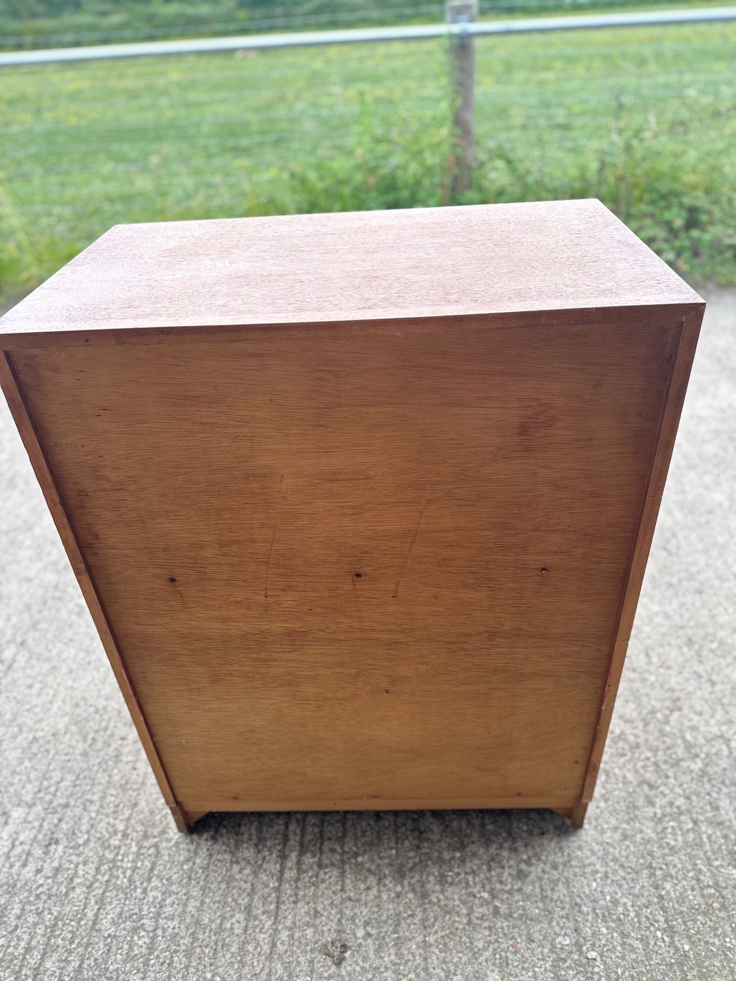 Vintage Mid Century Danish "Meredew" Tall Boy Storage Drinks Cabinet