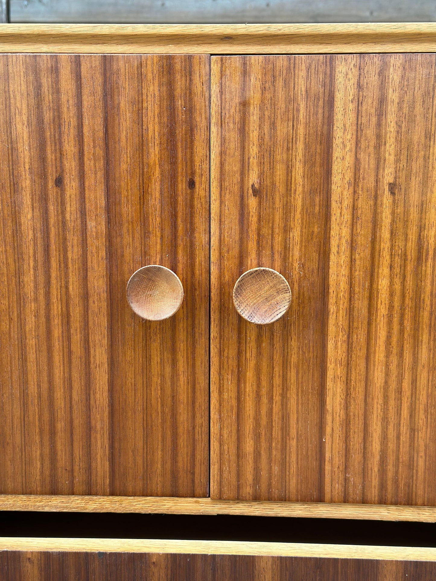 Vintage Mid Century Danish "Meredew" Tall Boy Storage Drinks Cabinet