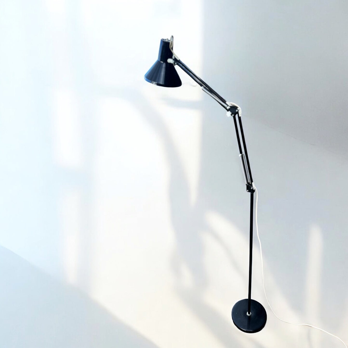 Original Vintage HCF Danish Anglepoise Floor Lamp