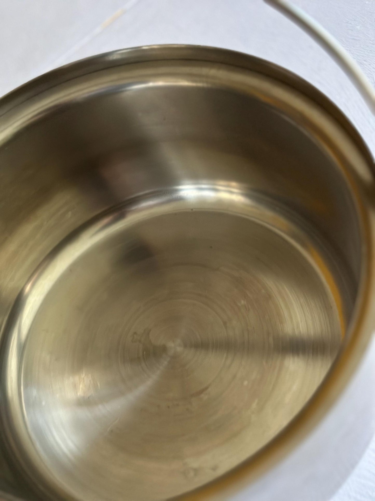 Danish Modern Stainless Steel Teak Ice Bucket by Kalmar Designs 1970s