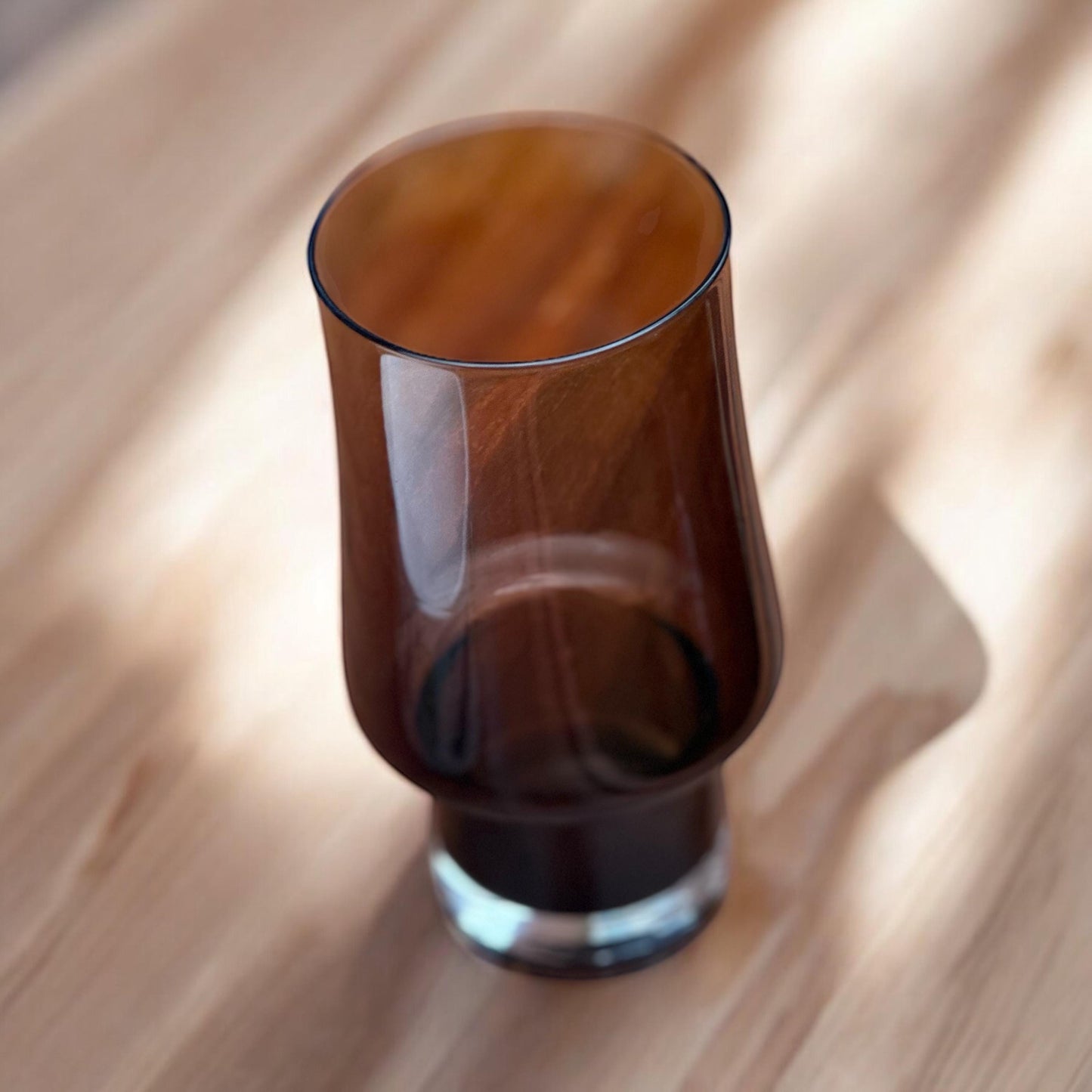 Tamara Aladin Riihimaki Glass Vase Tulip Shape 1970s