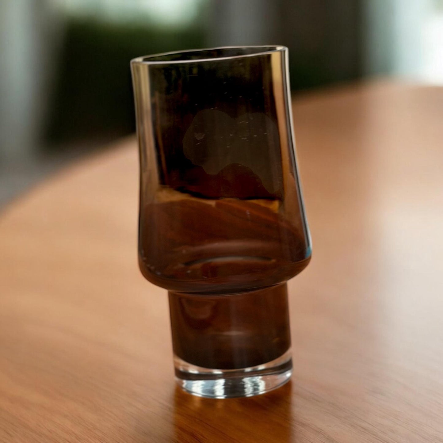 Tamara Aladin Riihimaki Glass Vase Tulip Shape 1970s