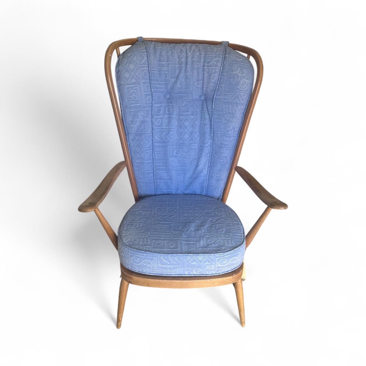 Ercol High Back chair Model Ercol 905.007 Evergreen Series Designer Lucian Ercolani
