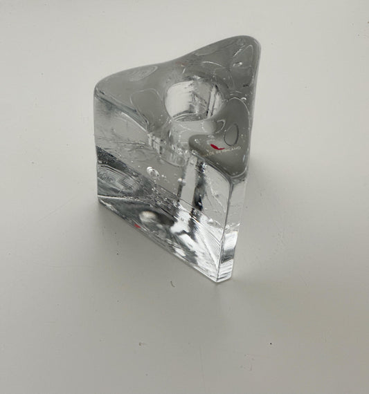 Iittala Arkipelago Crystal Candleholder by Timo Sarpaneva, Finland