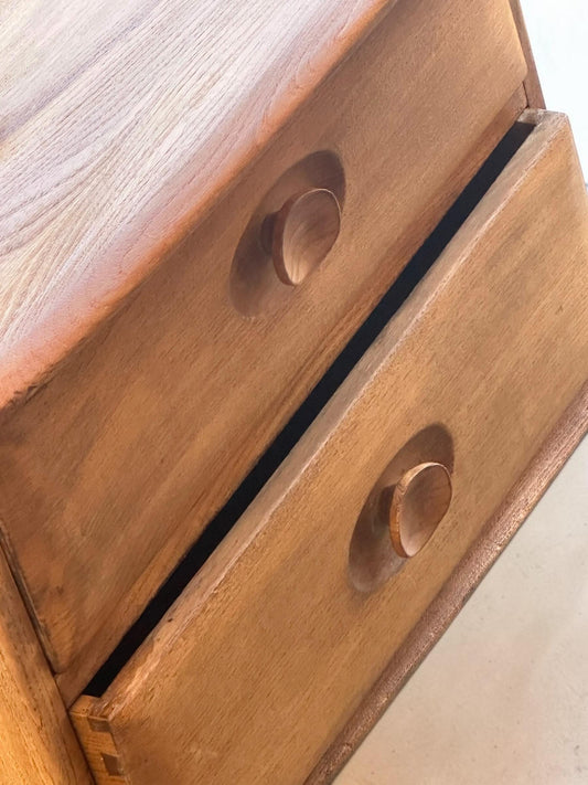 Ercol Pandora’s Box Coffee Table | Blond | c.1960 | Free UK Delivery