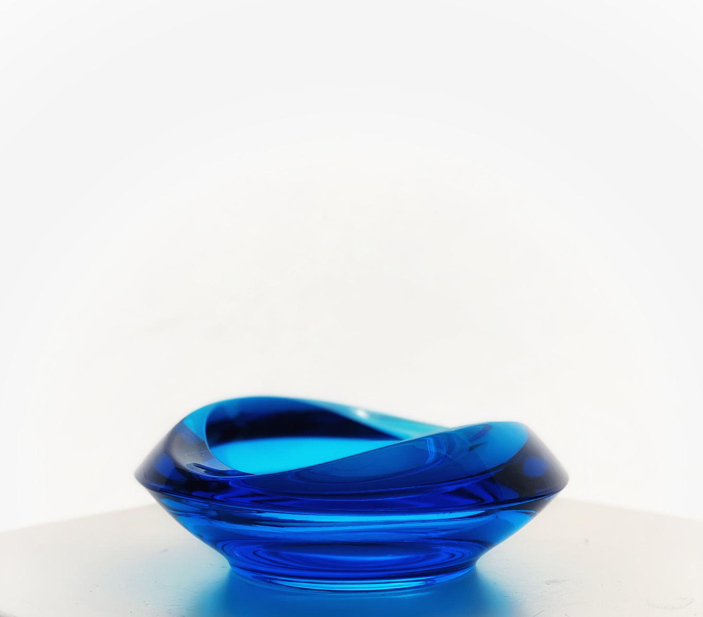 1960s Bowl by Rudolf Jurnikl for Rosice Glassworks, Sklo Union