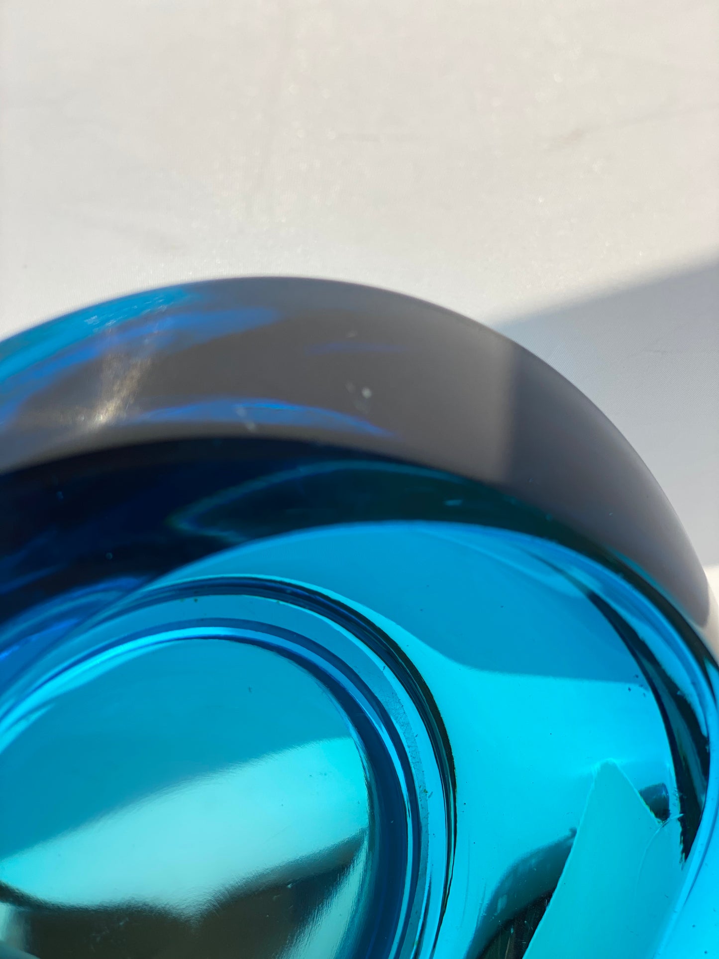 1960s Bowl by Rudolf Jurnikl for Rosice Glassworks, Sklo Union