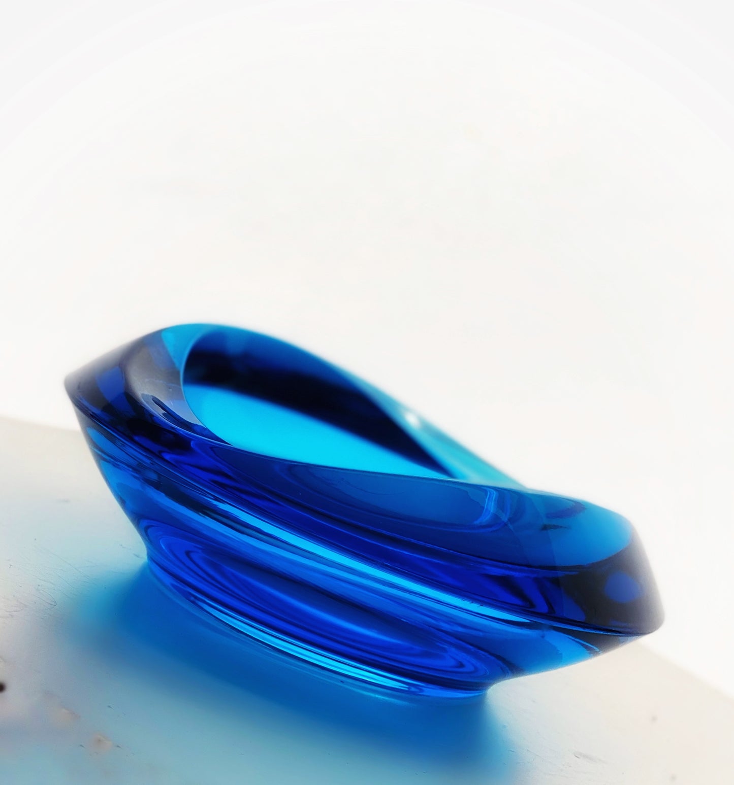 1960s Bowl by Rudolf Jurnikl for Rosice Glassworks, Sklo Union