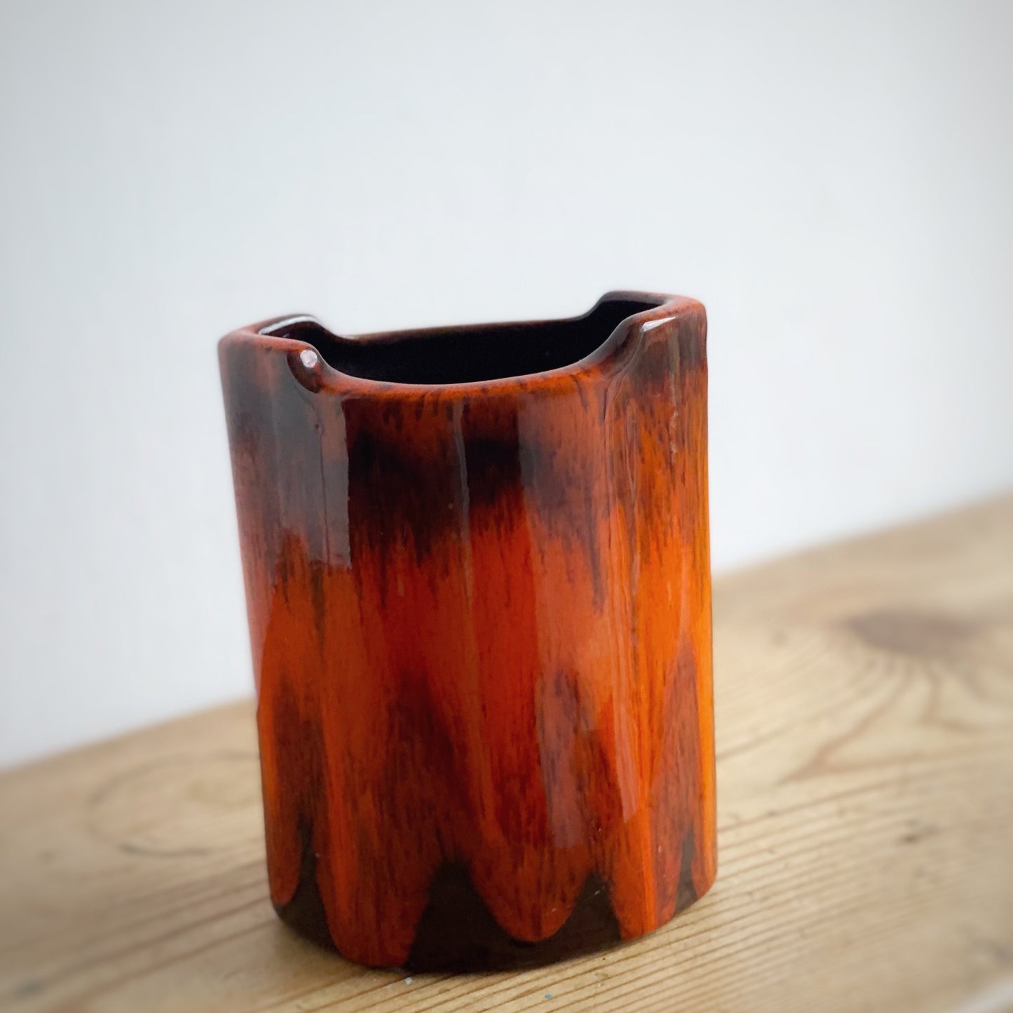 Canadian Fat Lava Canadiana Pottery Vase 1970s