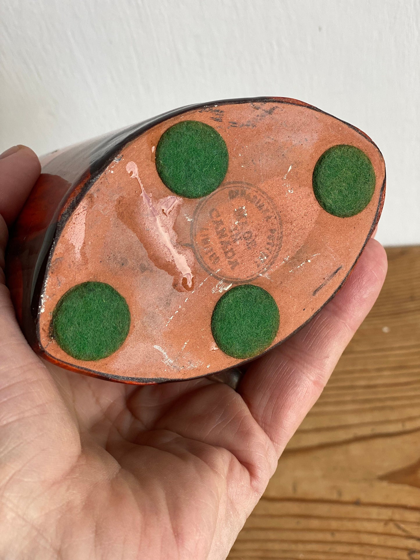 Canadian Fat Lava Canadiana Pottery Vase 1970s