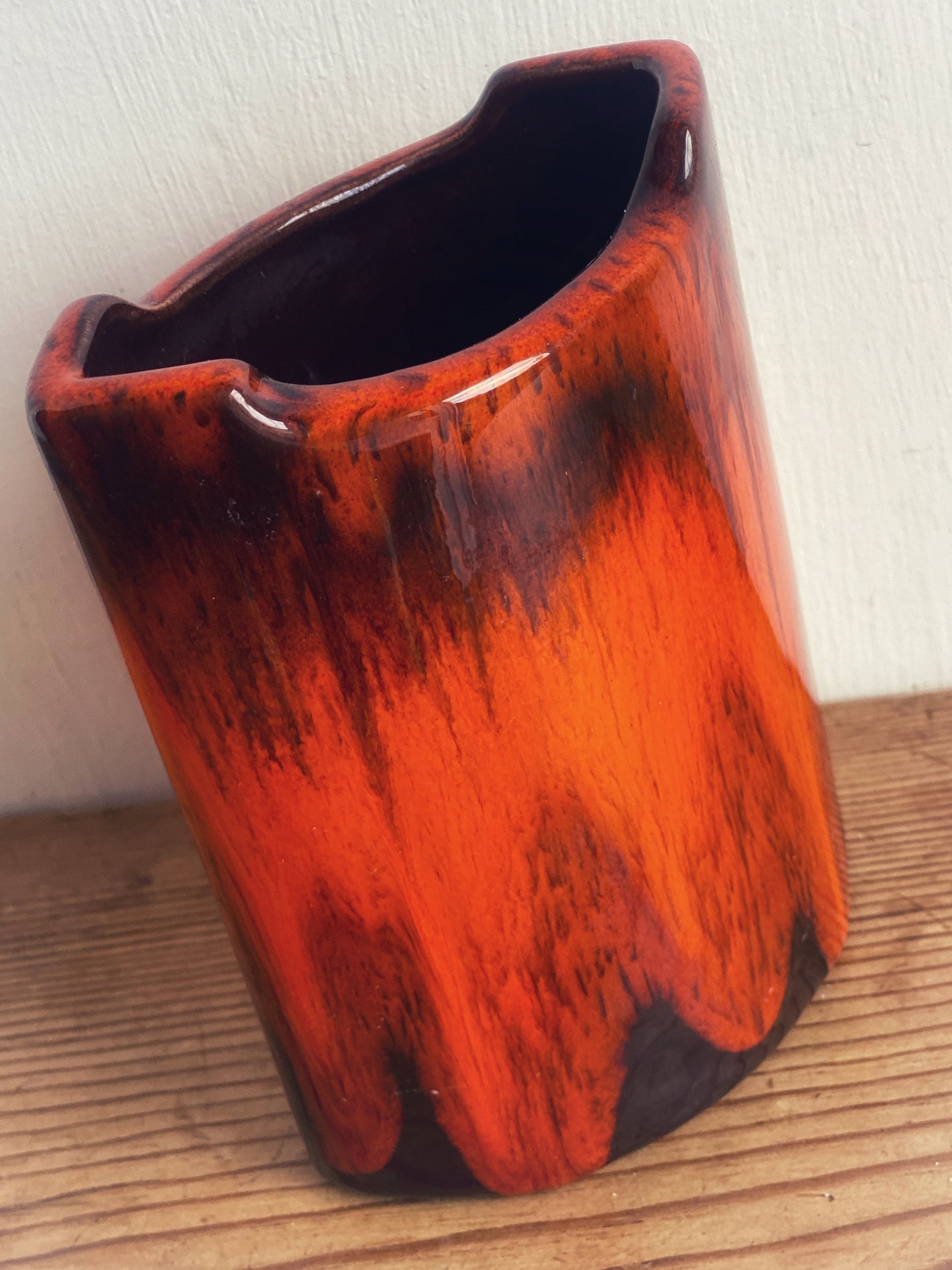 Canadian Fat Lava Canadiana Pottery Vase 1970s