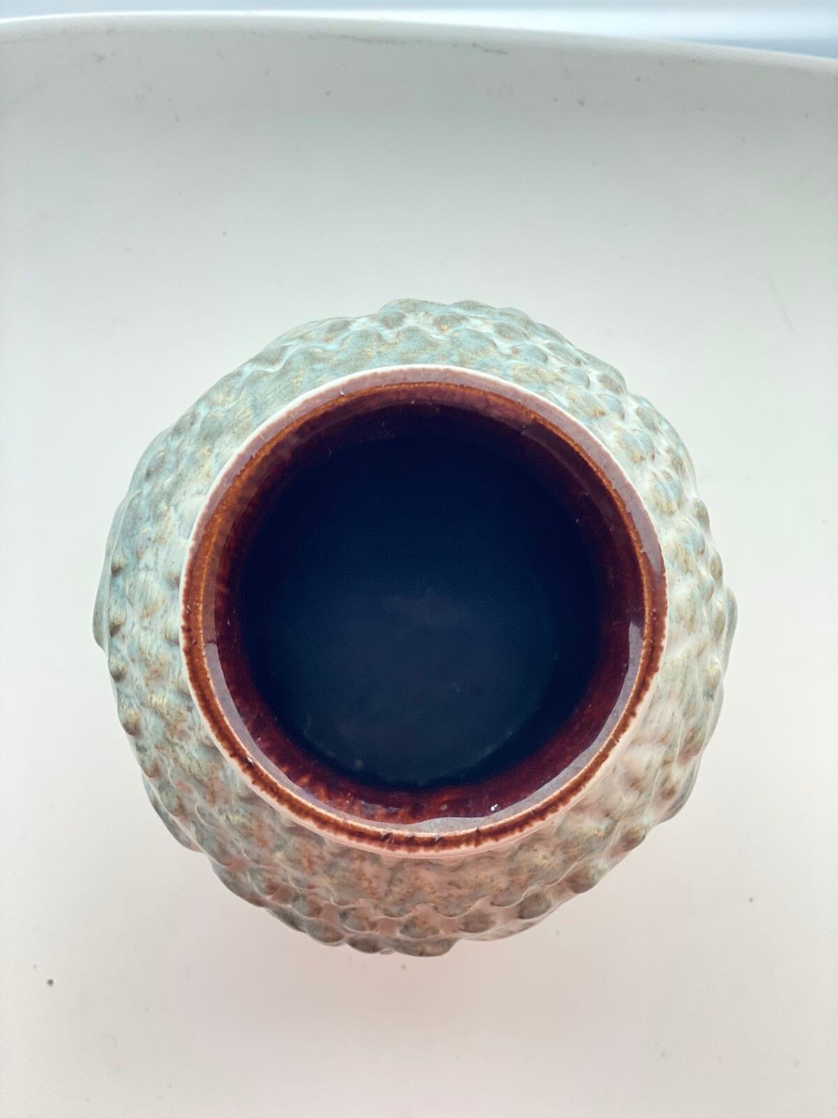 Vintage Bay Keramik Ceramic Vase Bodo Mans 1960s West Germany WGP 958-14