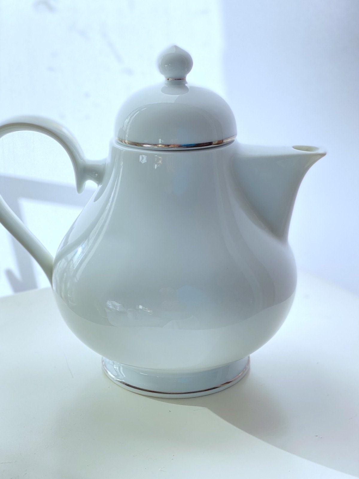 Scandinavian Style Noritake Bone China Tea Service 1970s 4 Settings ‘Silverdale’