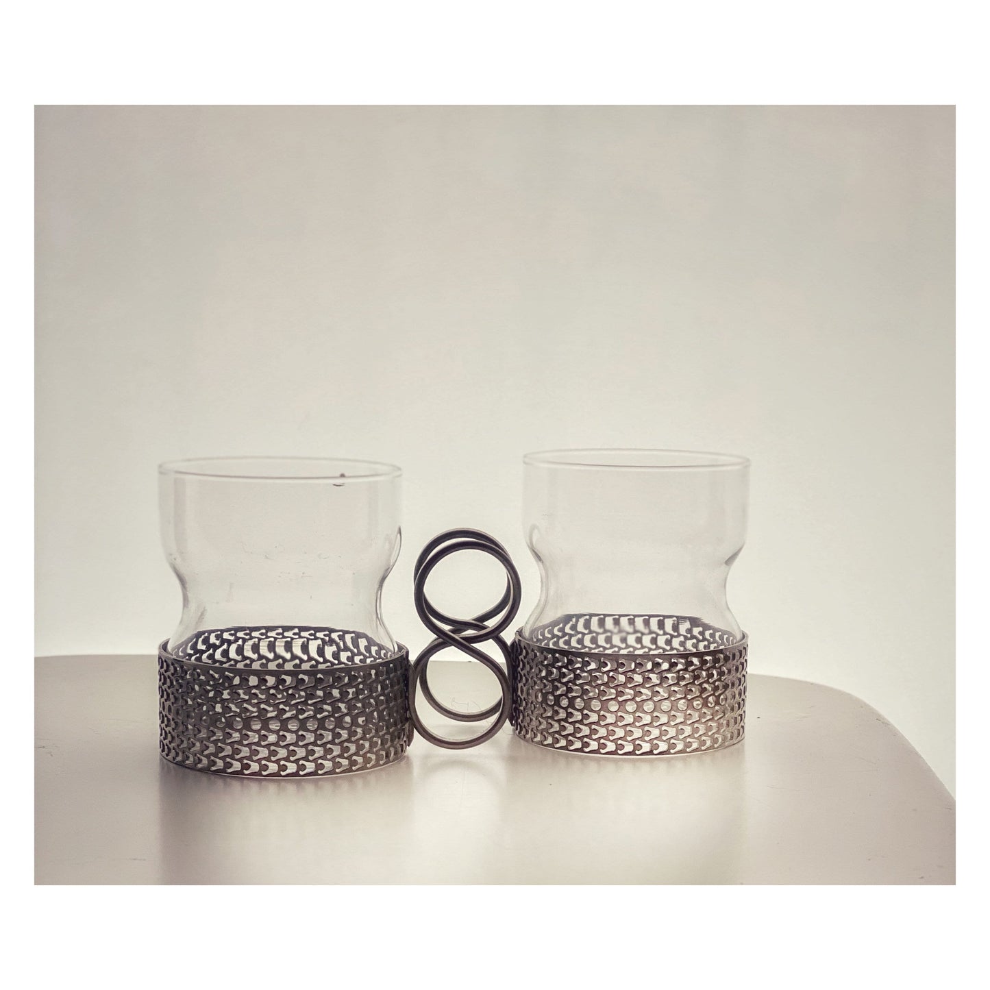 Scandinavian Iittala Timo Sarpaneva Tsaikka glasses 1970s Set of Two