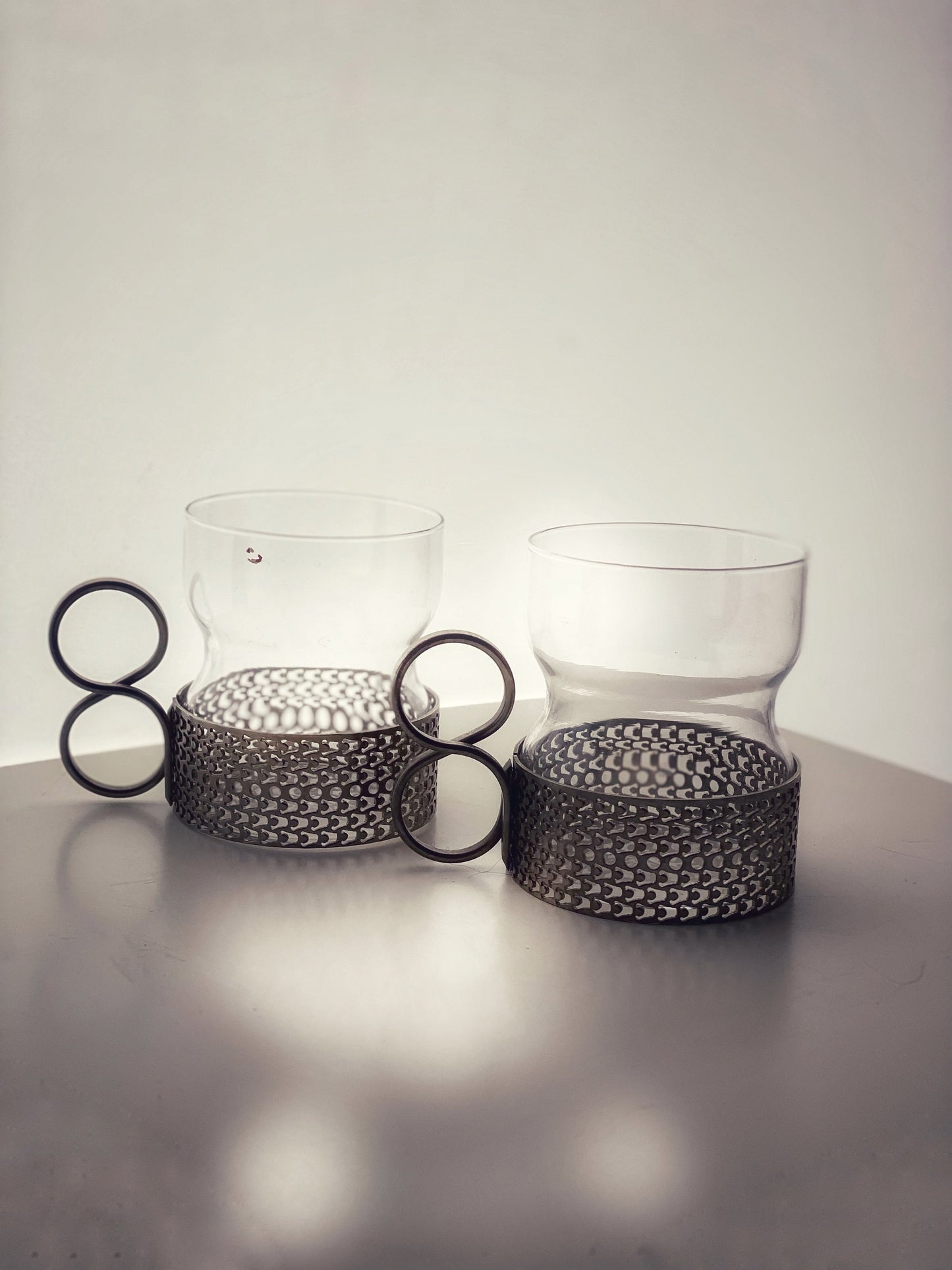 Scandinavian Iittala Timo Sarpaneva Tsaikka glasses 1970s Set of Two