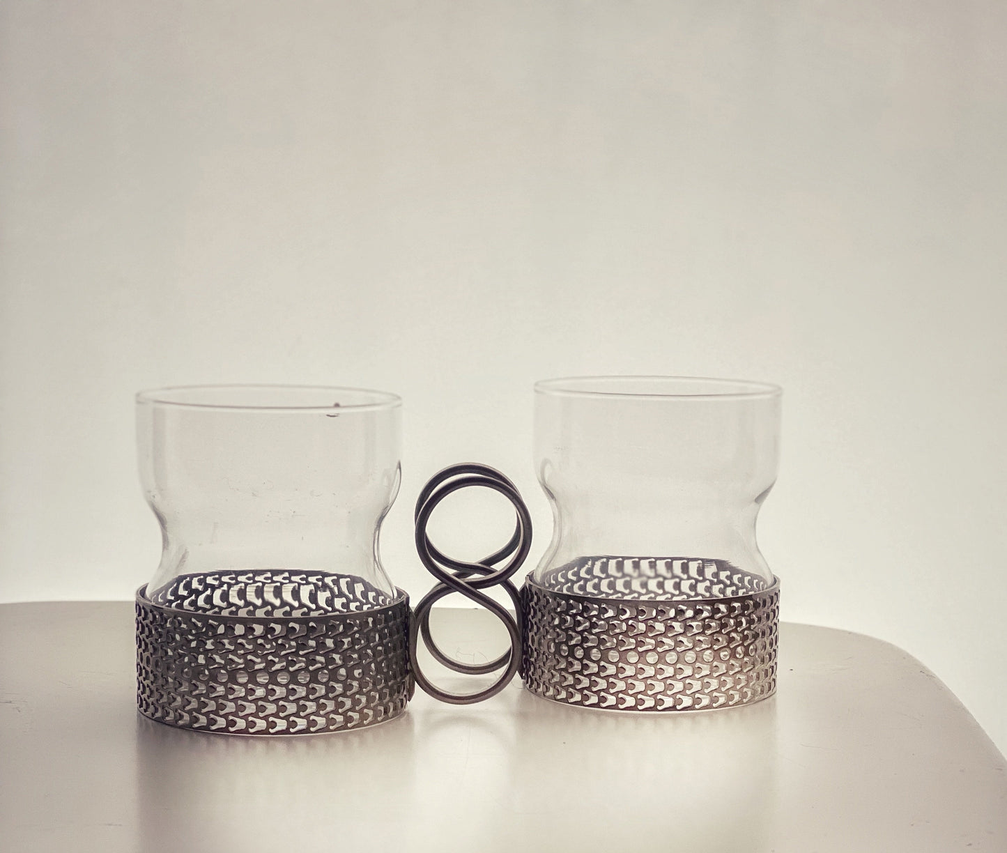 Scandinavian Iittala Timo Sarpaneva Tsaikka glasses 1970s Set of Two