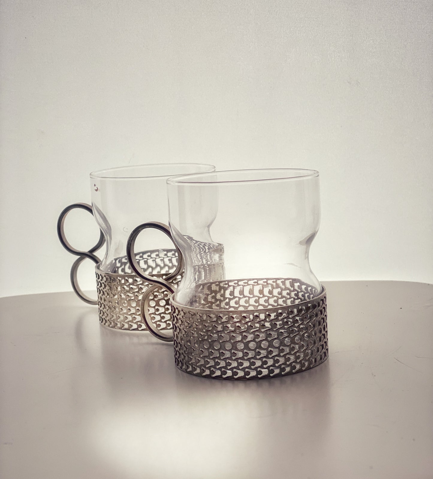 Scandinavian Iittala Timo Sarpaneva Tsaikka glasses 1970s Set of Two