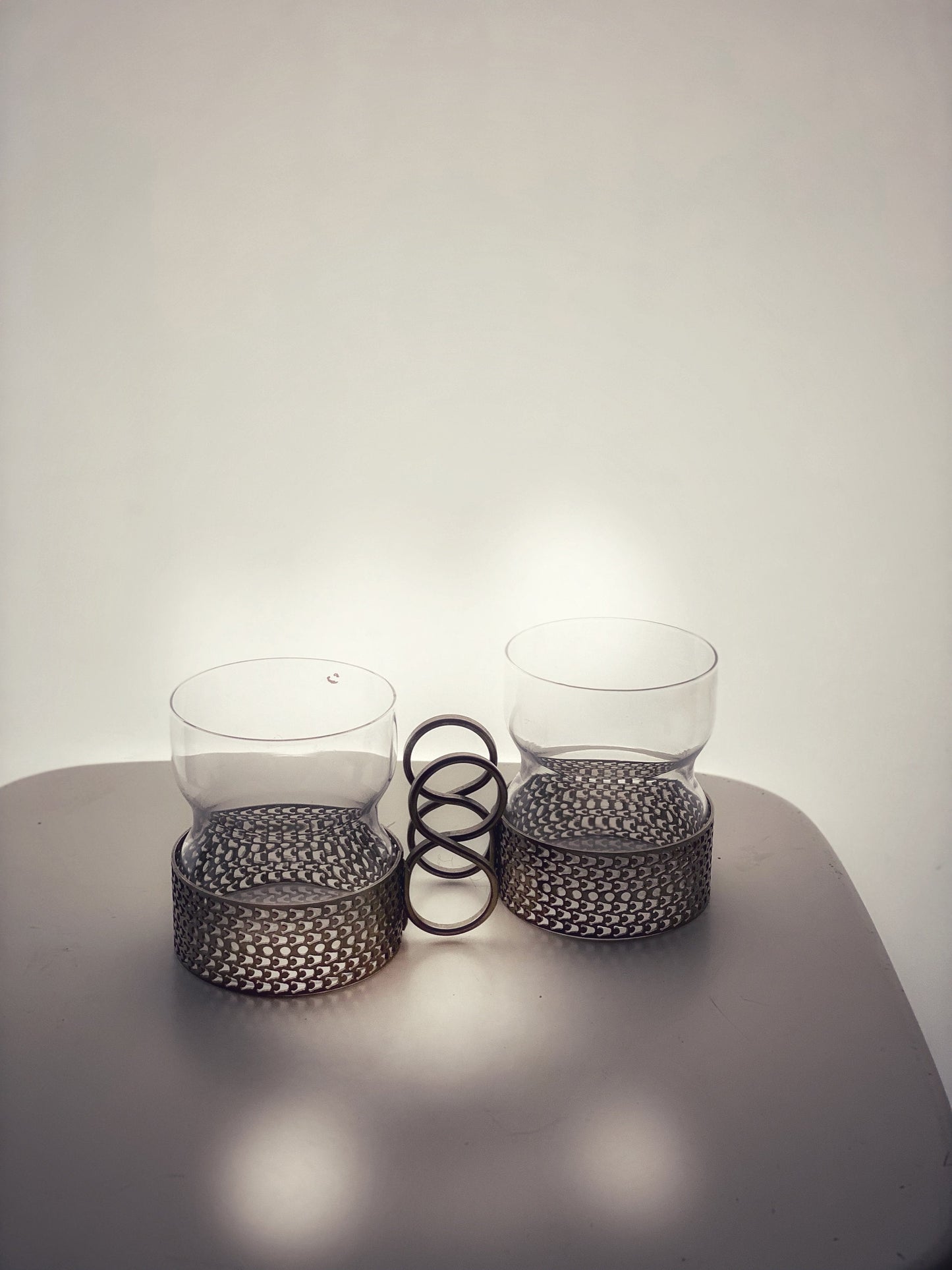 Scandinavian Iittala Timo Sarpaneva Tsaikka glasses 1970s Set of Two