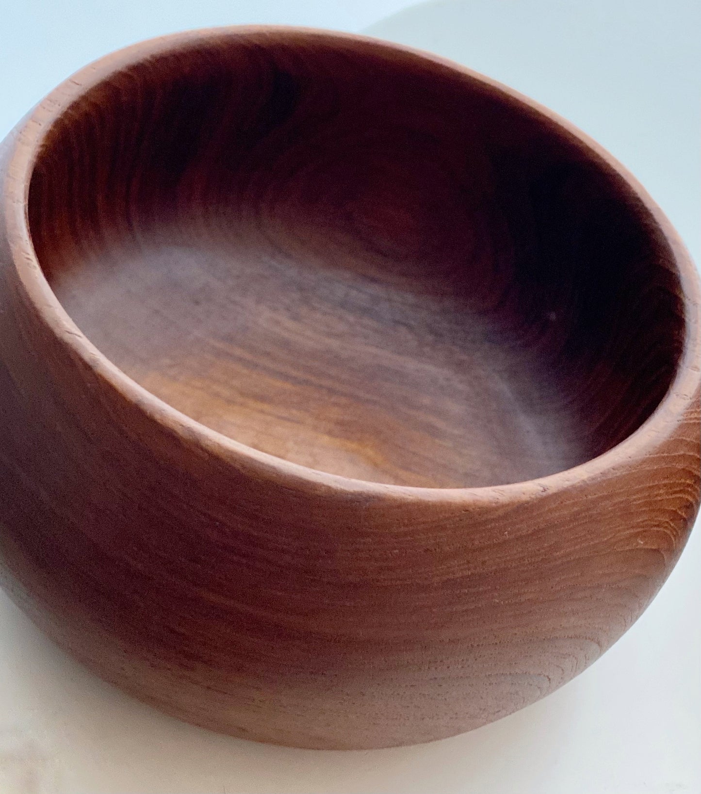 Vintage Danish Style Teak Small Bowl 1970s