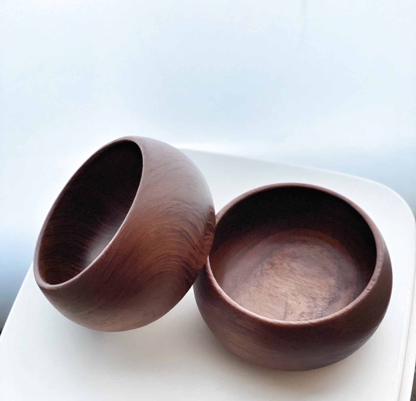Vintage Danish Style Teak Small Bowl 1970s