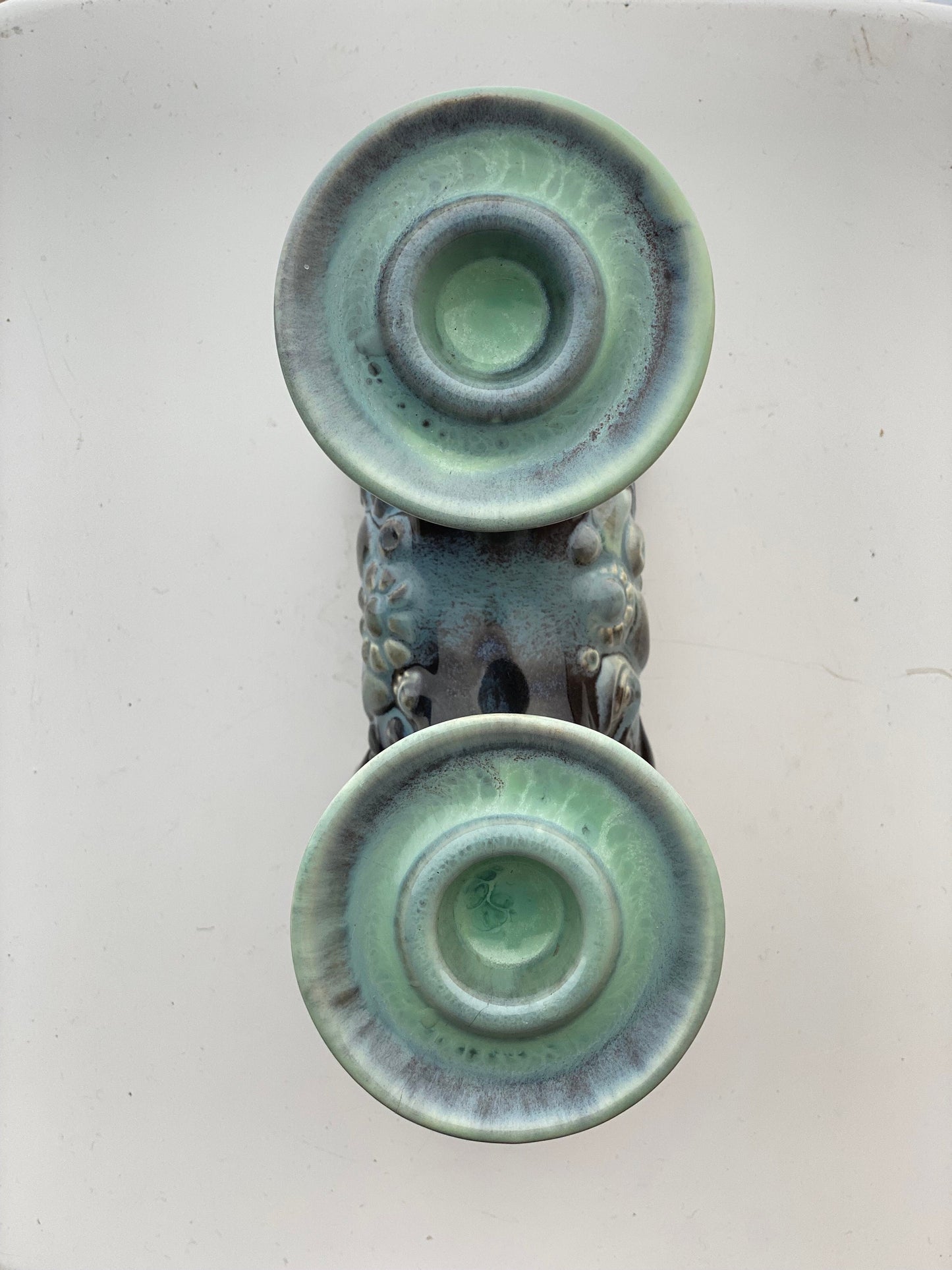 1960s 50s West German Ceramic Candelabra