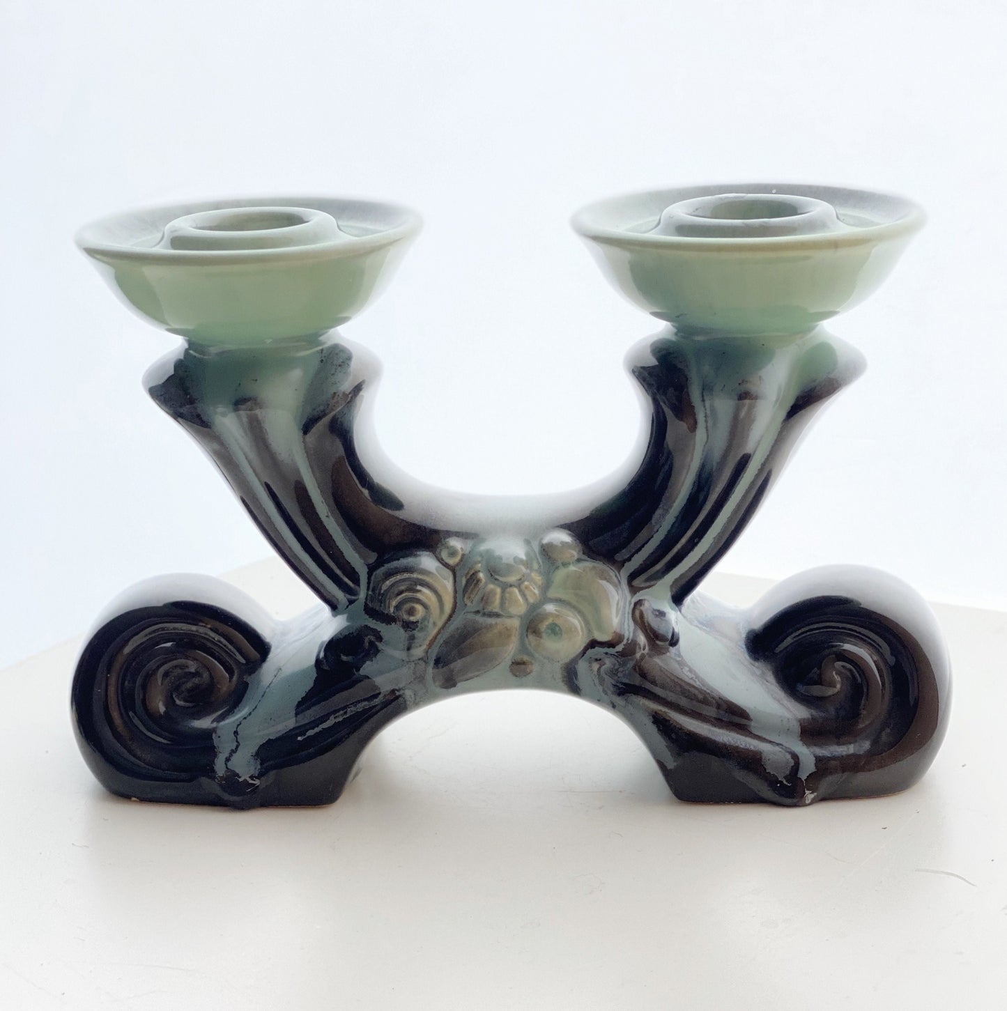 1960s 50s West German Ceramic Candelabra