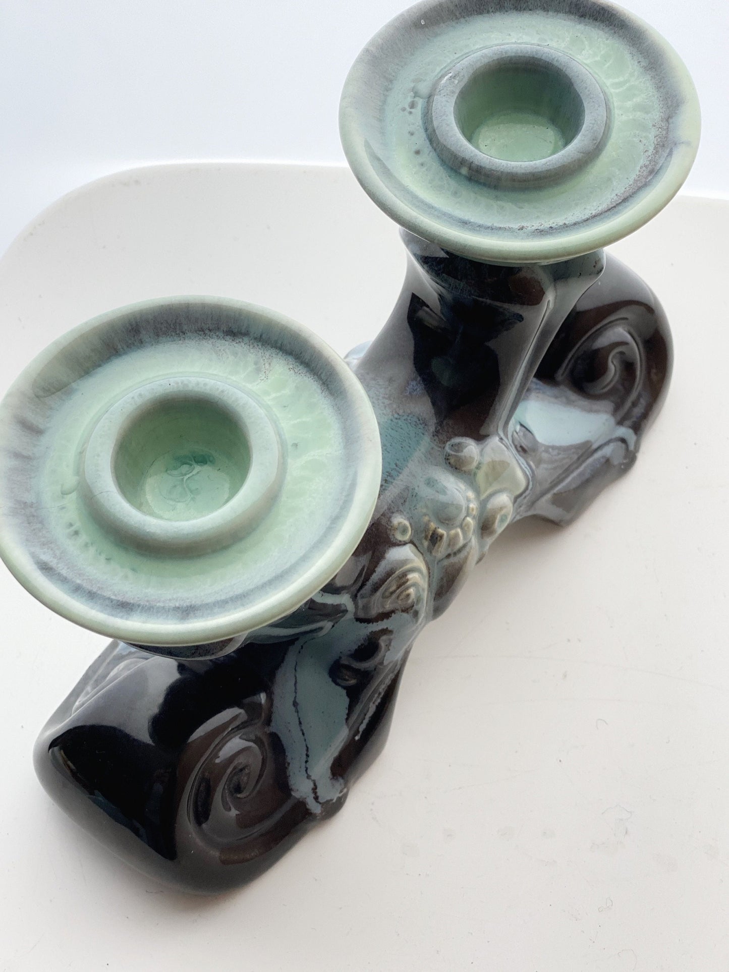 1960s 50s West German Ceramic Candelabra