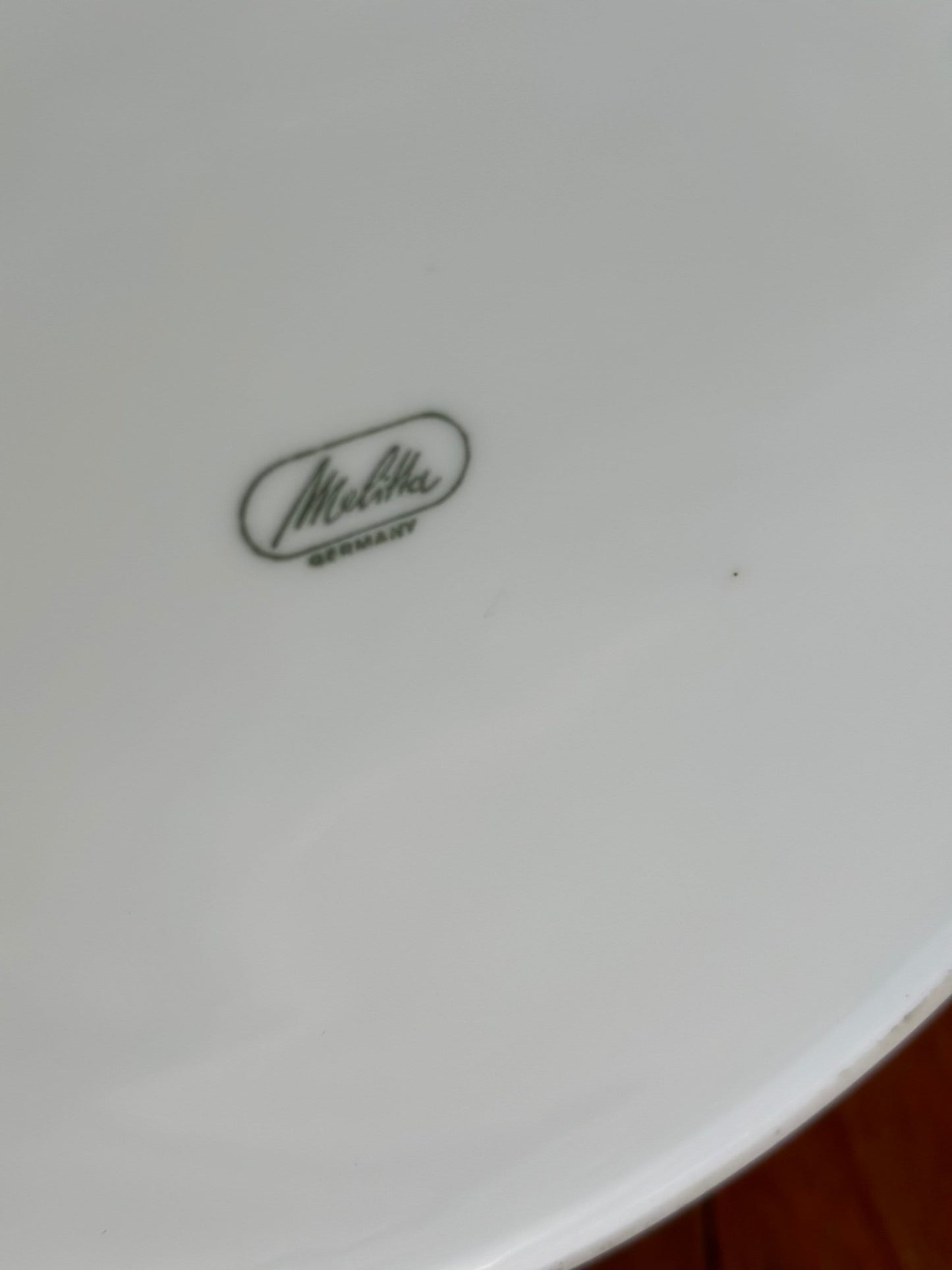 Vintage Melitta Circles Porcelain Black White Design Tureen Germany 1970s