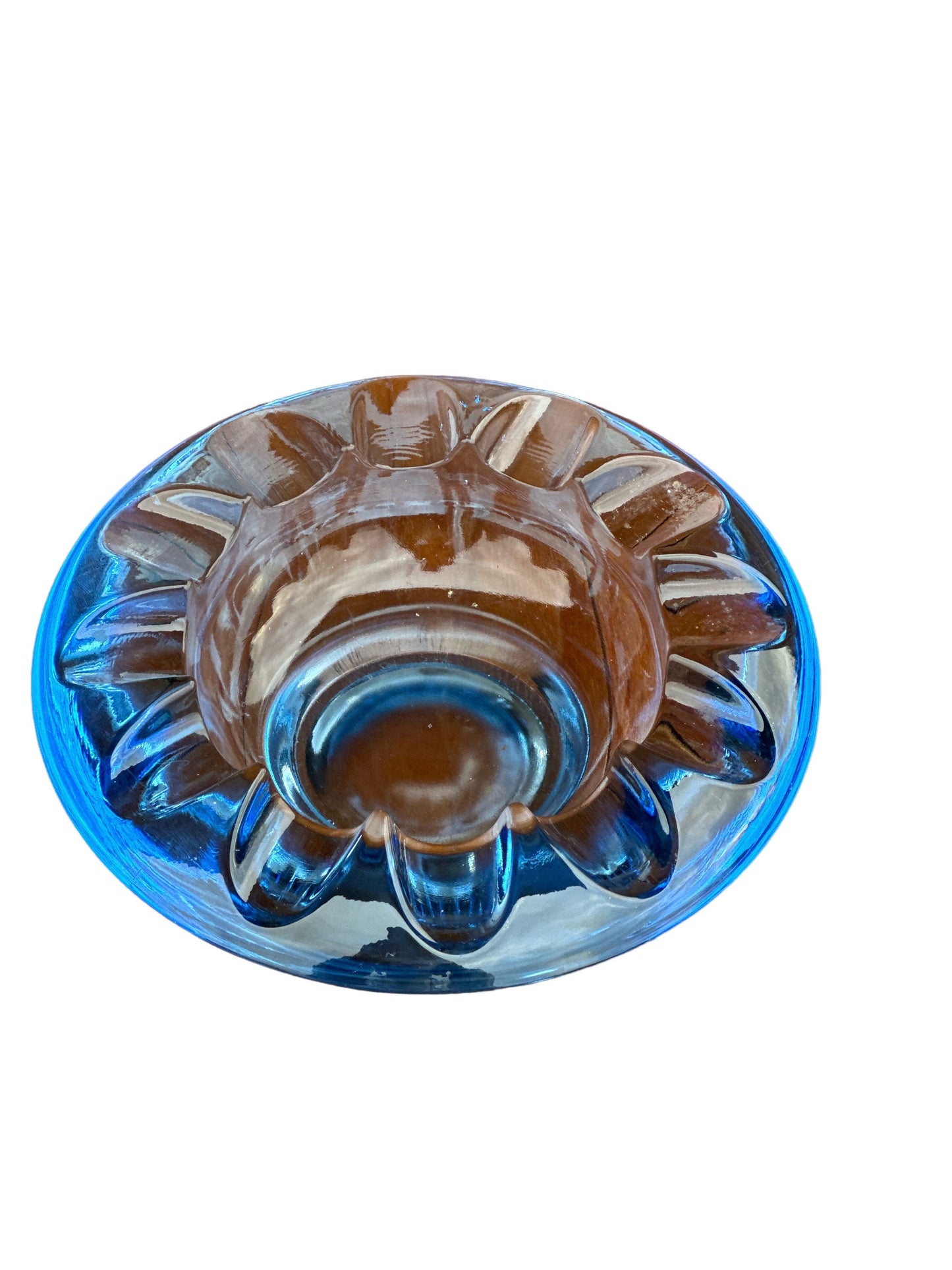 Midcentury 1960s Rosice Pale Blue Bowl no.983 by Adolf Matura
