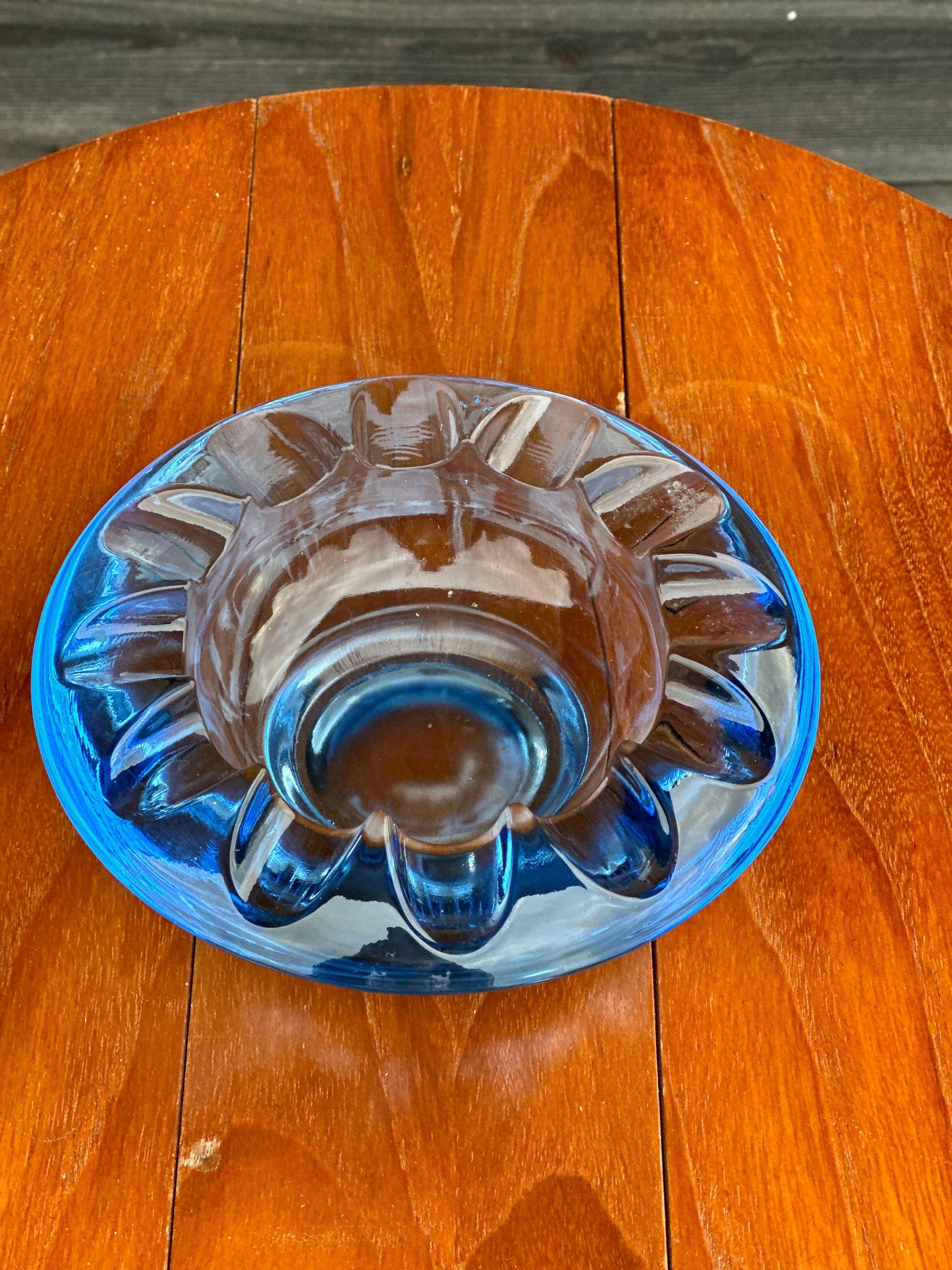 Midcentury 1960s Rosice Pale Blue Bowl no.983 by Adolf Matura