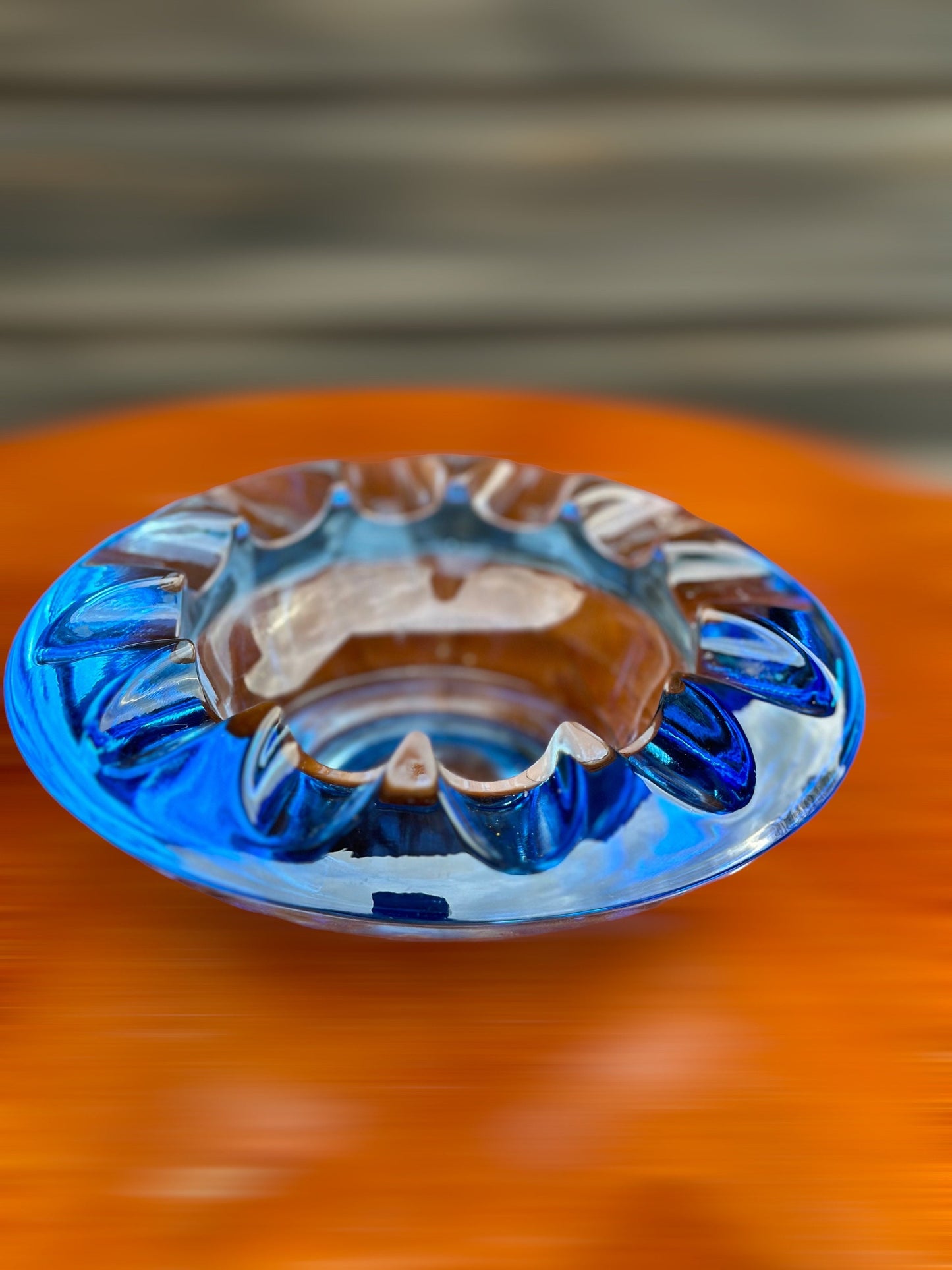 Midcentury 1960s Rosice Pale Blue Bowl no.983 by Adolf Matura