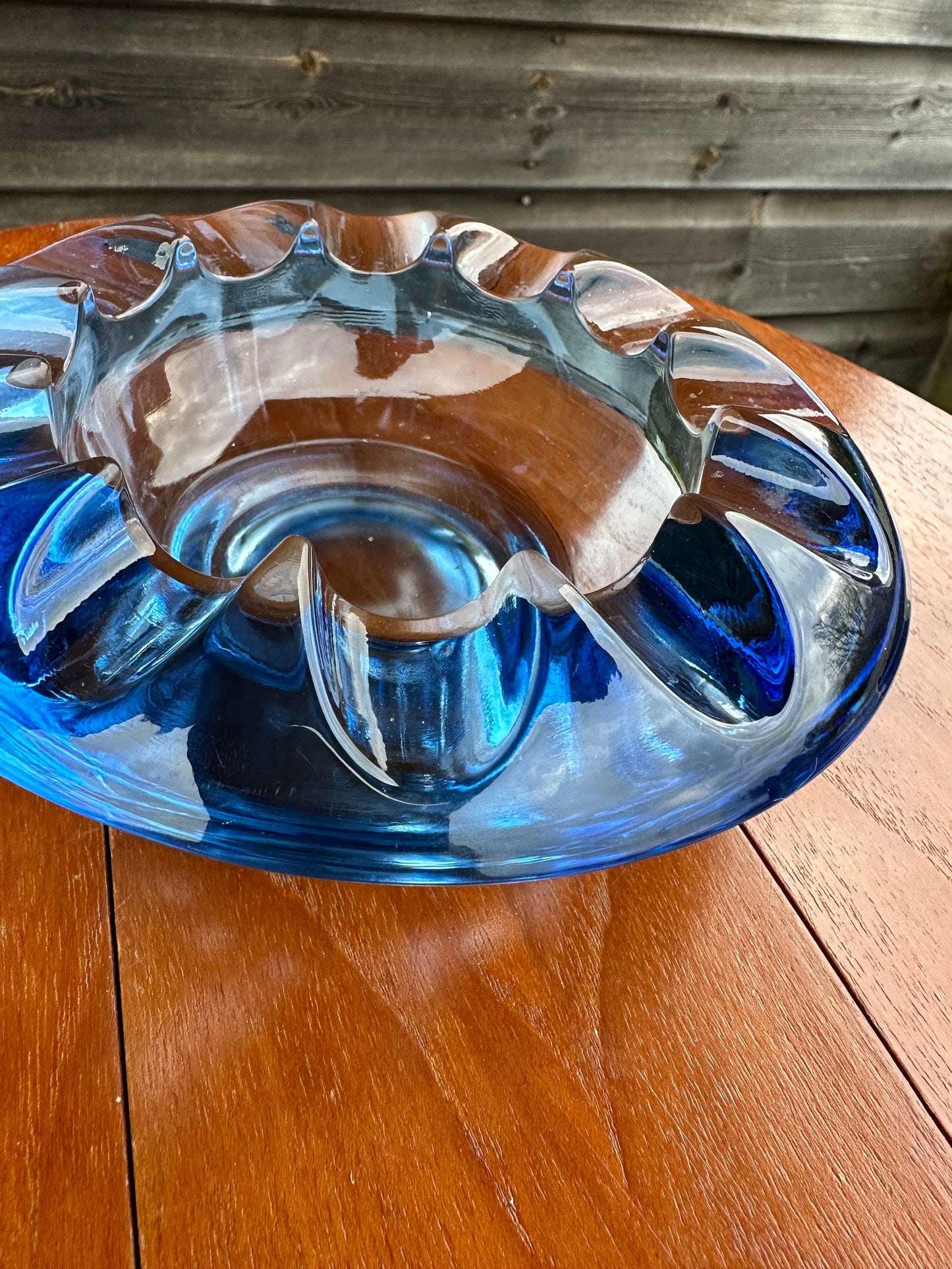 Midcentury 1960s Rosice Pale Blue Bowl no.983 by Adolf Matura