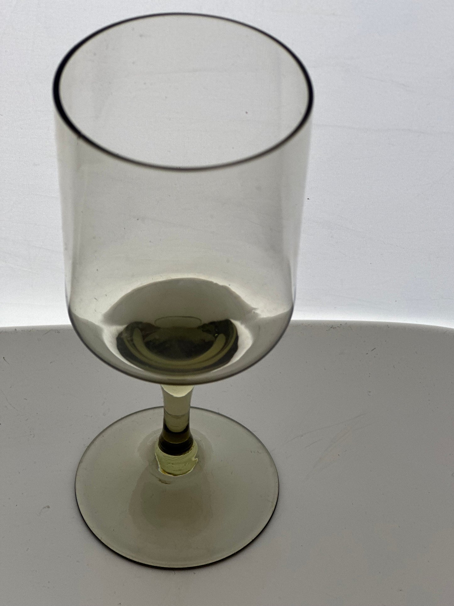 Swedish Wine or Sherry Glasses Handmade Smoked Glass