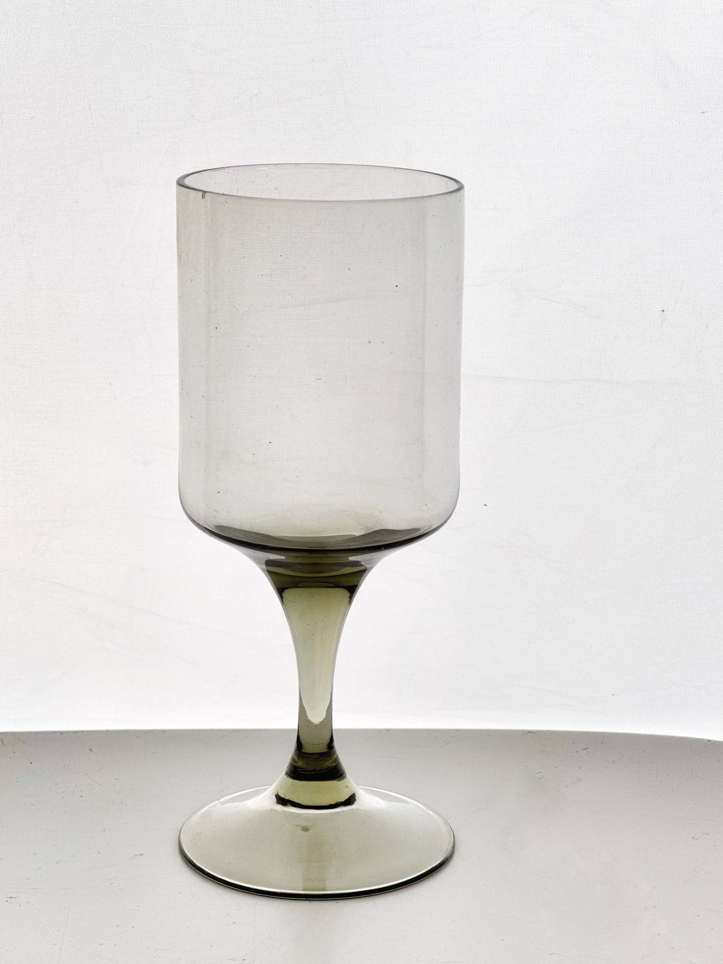 Swedish Wine or Sherry Glasses Handmade Smoked Glass