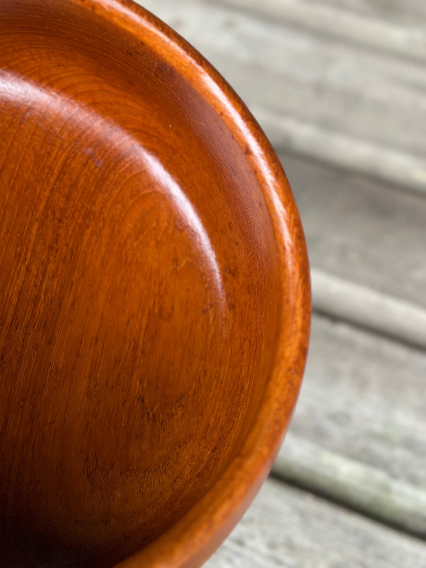Vintage Danish Reducta Teak Fruit Bowl 1960s