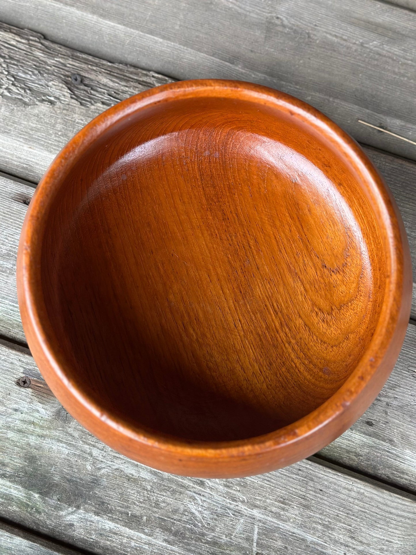 Vintage Danish Reducta Teak Fruit Bowl 1960s