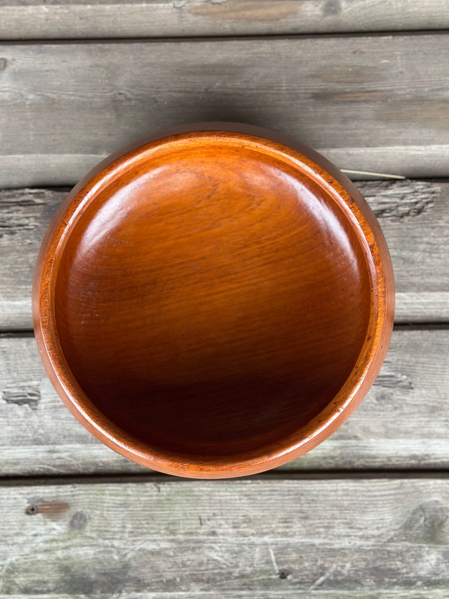 Vintage Danish Reducta Teak Fruit Bowl 1960s