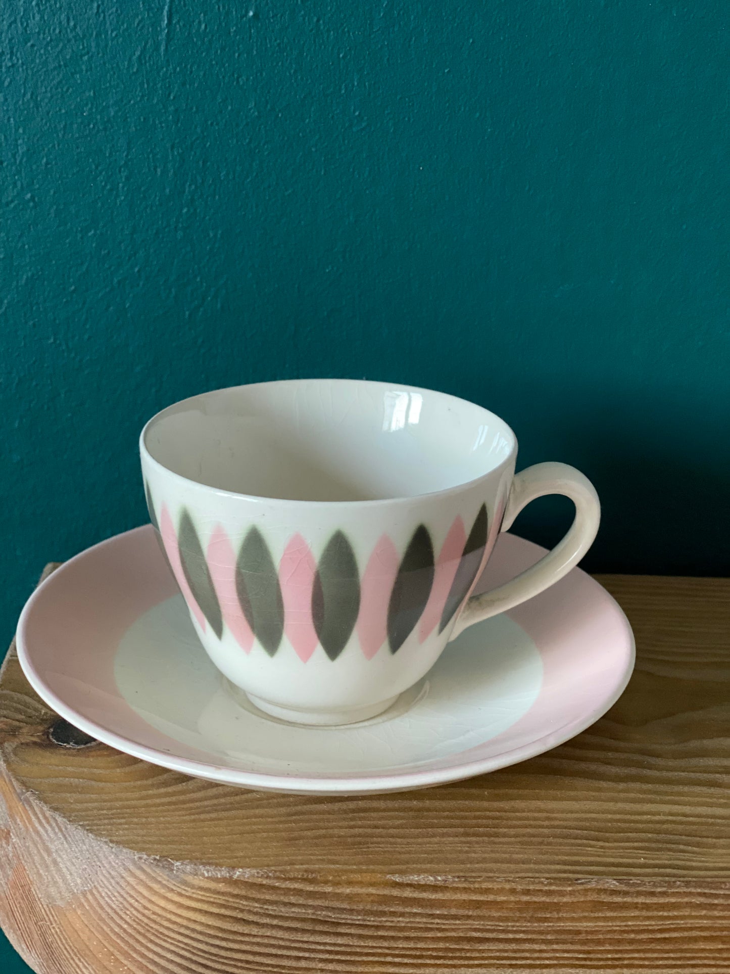 Royal Copenhagen Aluminia Ida Coffee Cups 1959