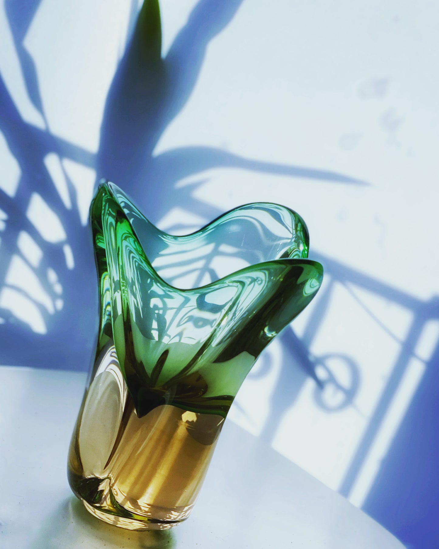 Josef Hospodka Sklo Union 1960s Vase