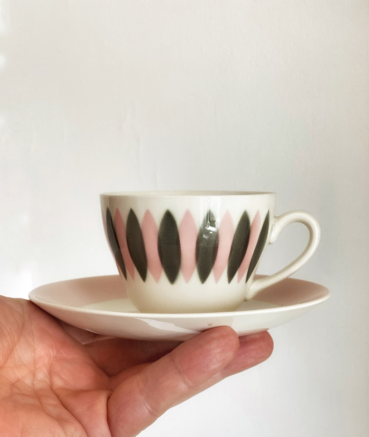 Royal Copenhagen Aluminia Ida Coffee Cups 1959