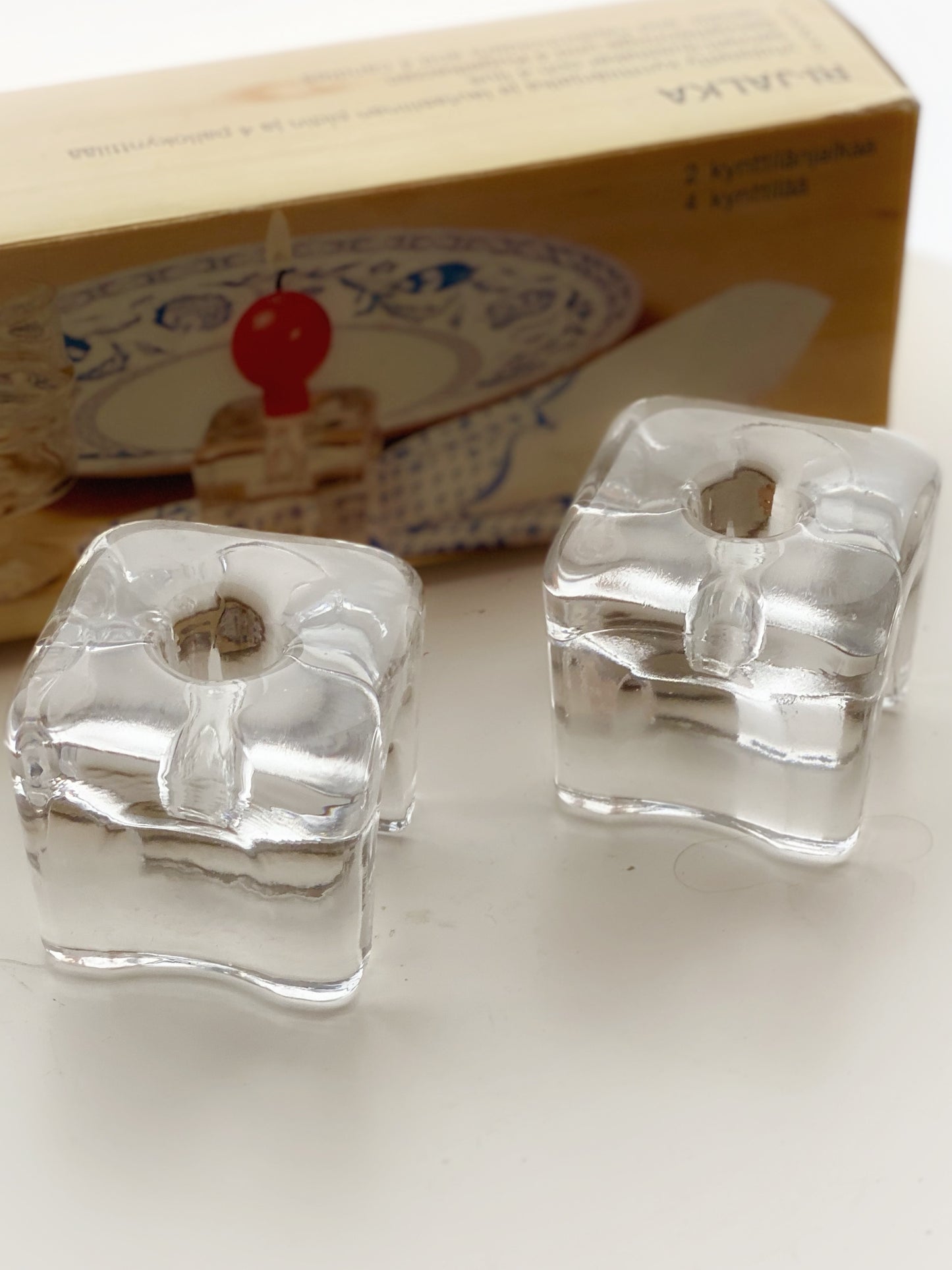 Timo Sapaneva Ri-Jalka Candle Holders / Napkin Rings, Juhava Oy Finland